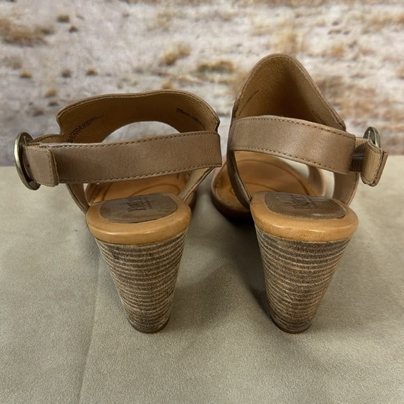 Born Cindie Block Heel Strap Sandals Sabina/Rose Size 8M - Picture 7 of 8